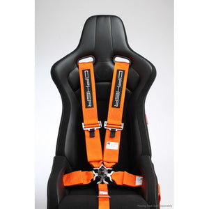 Cipher Racing Harness 5 Point 3 Inch (Orange) Camlock Quick Release